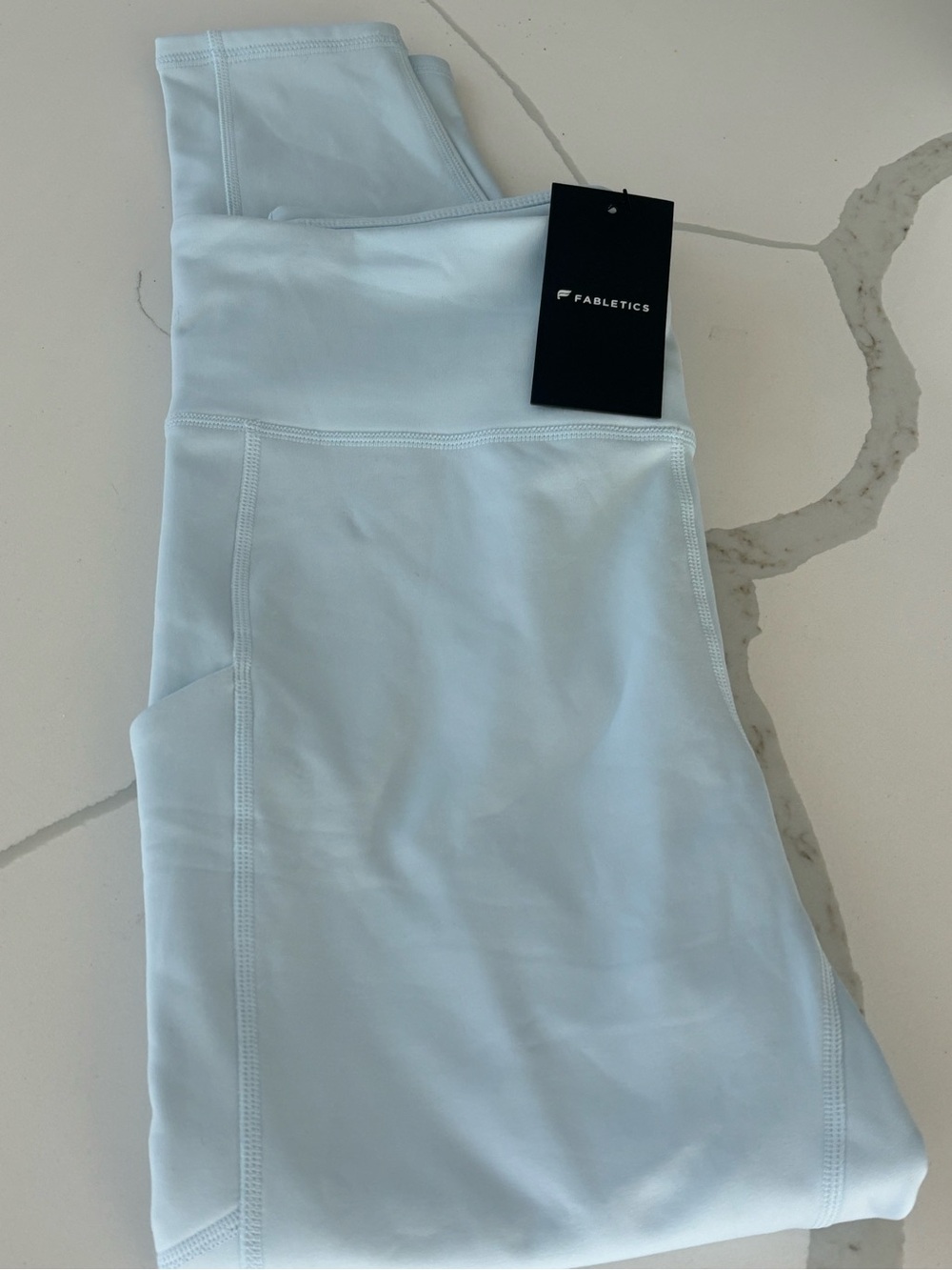 Fabletics Light Blue High-Waist Leggings with Pocket